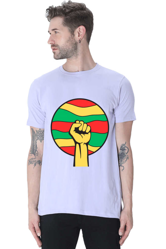Get Noticed where ever you go with Bluelander's Cotton Half Sleeve T-Shirts: Stand Out with Future Fashion!