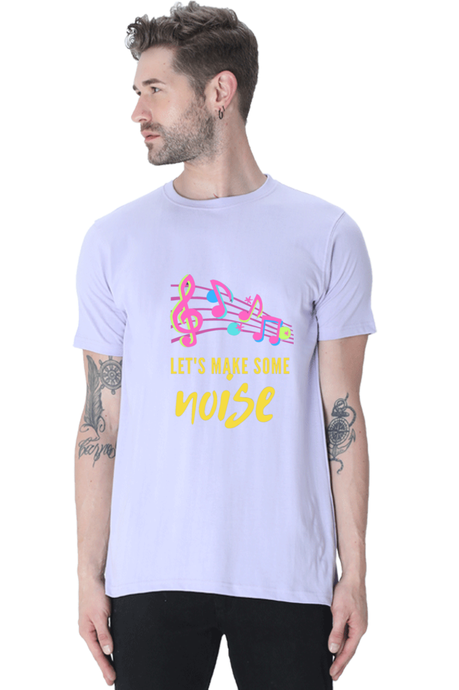 Make Waves in Style: Bluelander Cotton Half Sleeve T-Shirt - Time to Amplify Your Look and Make Some Stylish Noise