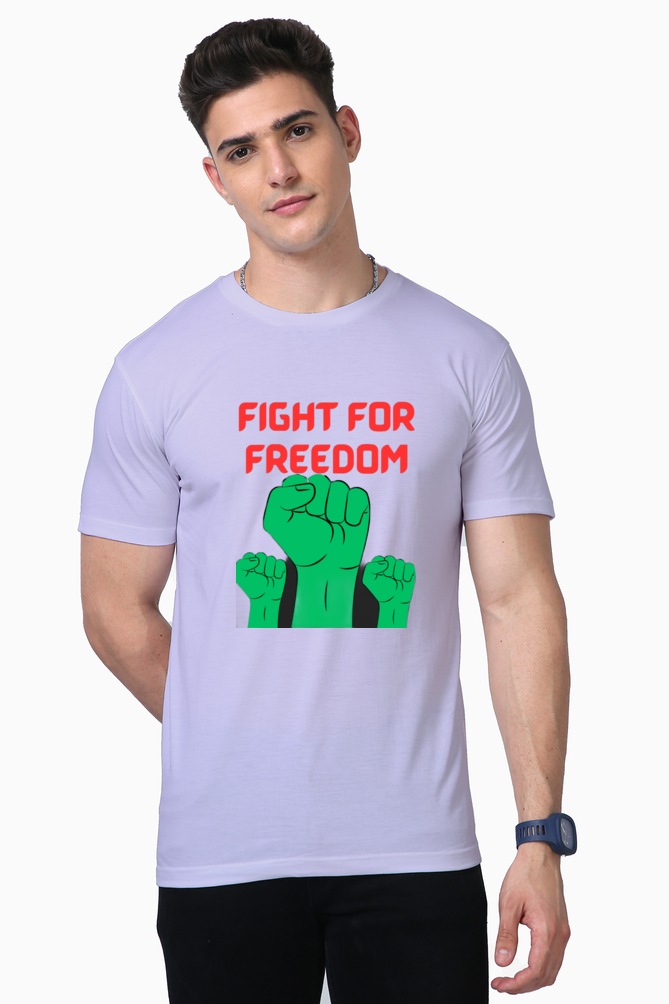 Walk in Freedom, Standout in Supima: Bluelander's Epic Half Sleeve Tees – Supreme Comfort, Unforgettable Design, Your Path to Unrestrained Style.