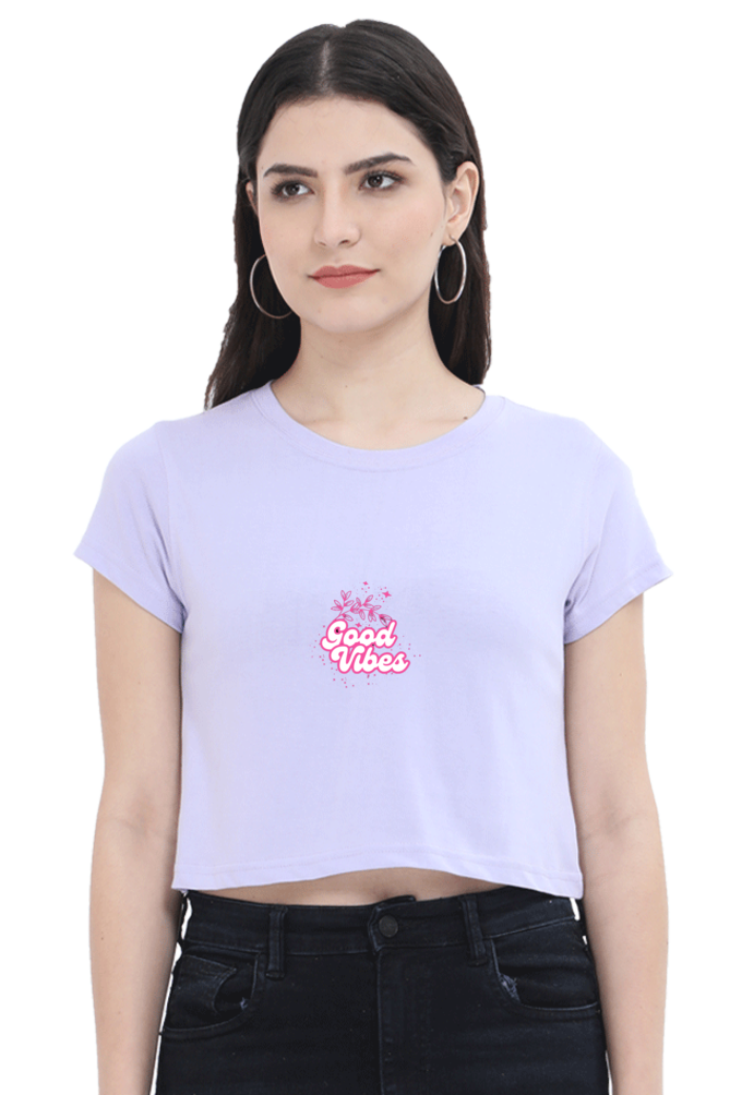 Bluelander Classic Cotton Female Crop Top: Embrace Feel-Good Vibes with Style and Comfort