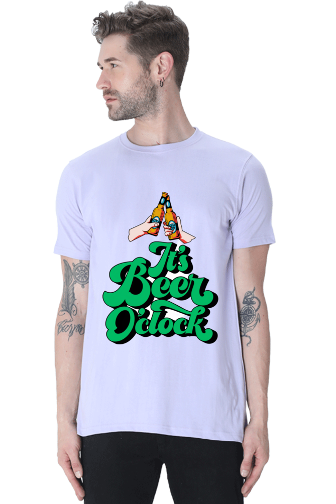 Chase Comfort: Bluelander's Cotton Half Sleeve T-Shirts - Playful Vibes, Endless Comfort!