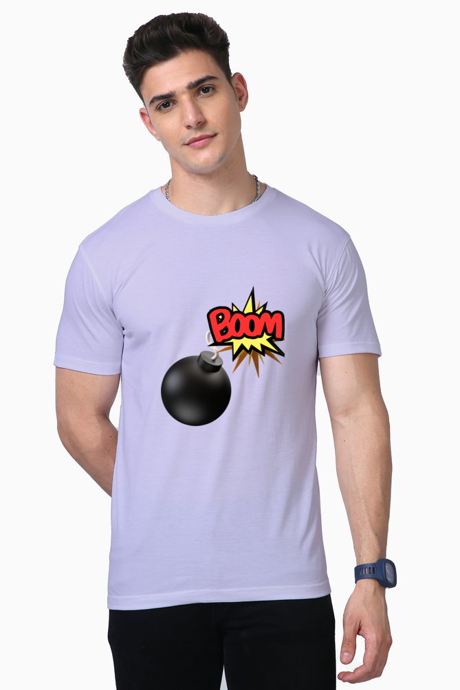 Rock Your Style with Bluelander's Supima Cotton Half Sleeve T-Shirt!