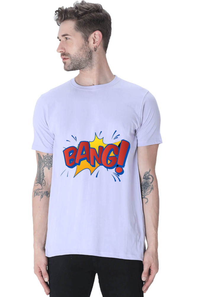 Stand Out with Bluelander's Cotton Half Sleeve T-Shirt!