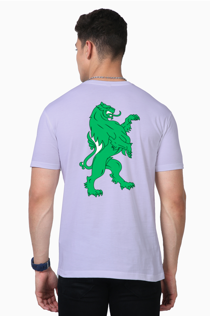 Stand Out Everywhere with Bluelander's Supima Cotton Half Sleeve T-Shirt - Enhanced Back Design!