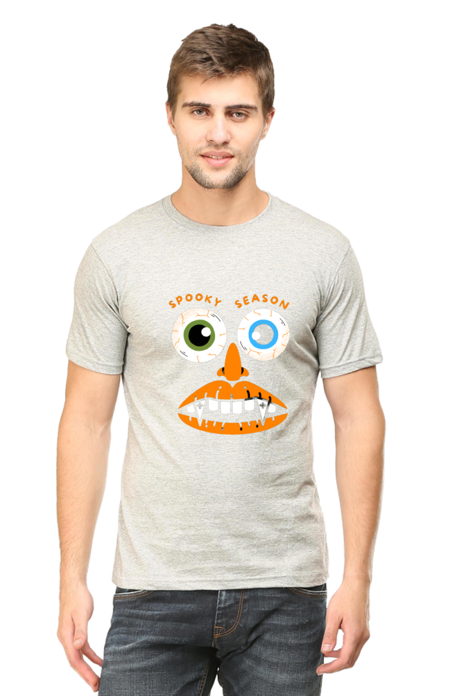 Elevate Your Spooky Style: Bluelander Cotton Half Sleeve T-Shirts – Supreme Comfort, Enhanced Design for a Hauntingly Stylish Spooky Season.