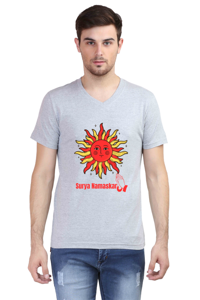 Unveil the Next Level of Design with Bluelander's V Neck Cotton Half Sleeve T-Shirts!