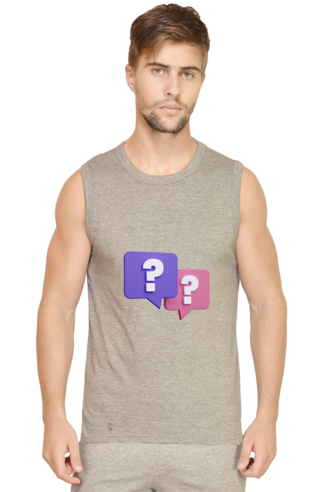 Unleash Your Casual Chic: Bluelander's Sleeveless Round Neck Cotton T Shirt!