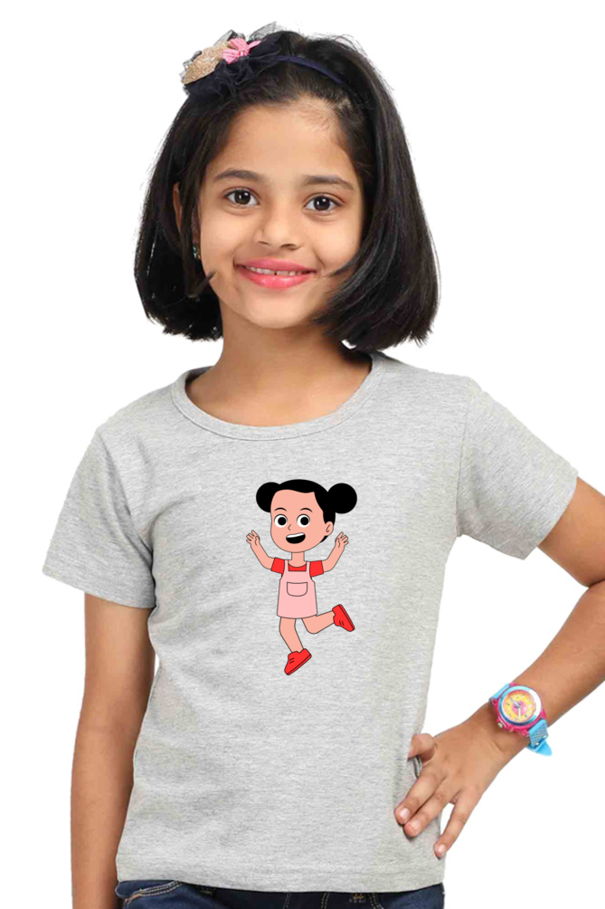 Twirl into Fun: Bluelander's Girls Cotton Half Sleeve Tees Delight!