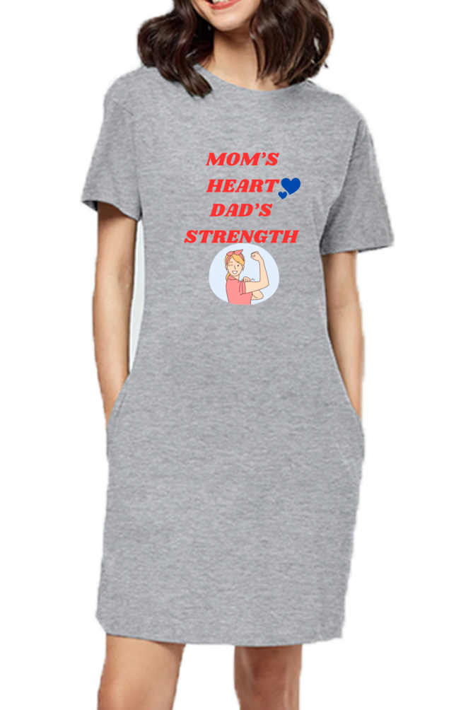 Bluelander's Cotton Girls Full T-shirt Dress: Effortless Style and Supreme Comfort.