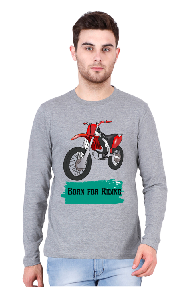 Ride in Style with Bluelander's Cotton Full Sleeve T-Shirts, Make a Statement!