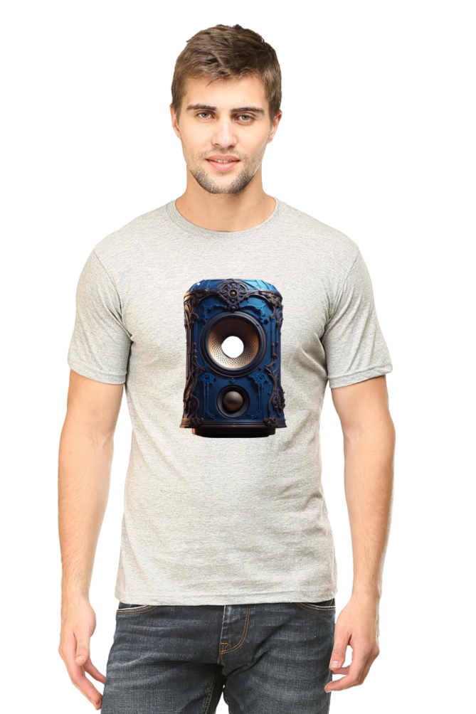 Half Sleeve Harmony: Unleash Your Inner Music with Enhanced Style in our Bluelander Cotton T-Shirt - Let Your Passion Sing