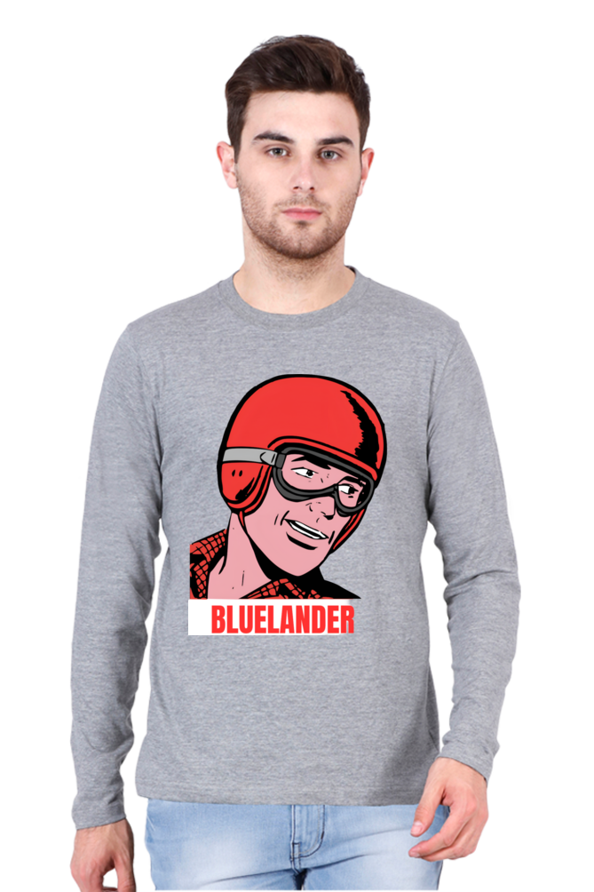 Unveil the Latest Designs with Bluelander's Cotton Full Sleeve T-Shirts!