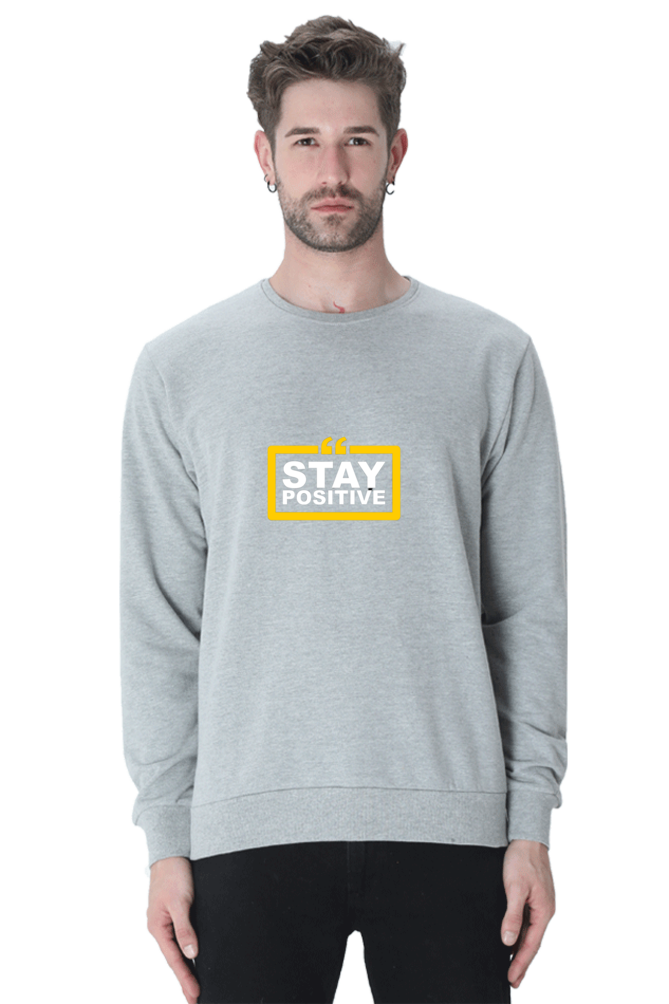 Bluelander sweatshirts Unleash Style, Power, and Comfort with Our  high quality and  Exclusive Designs,stay positive on negative place.