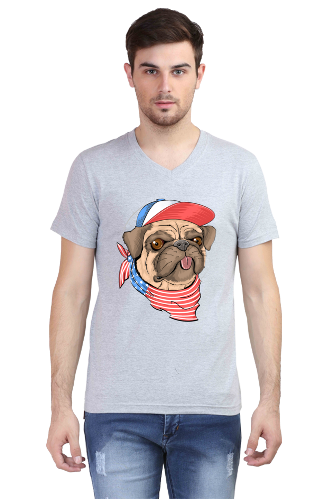 Elevate Your Look: Bluelander's V-Neck Cotton Half Sleeve T-Shirts!