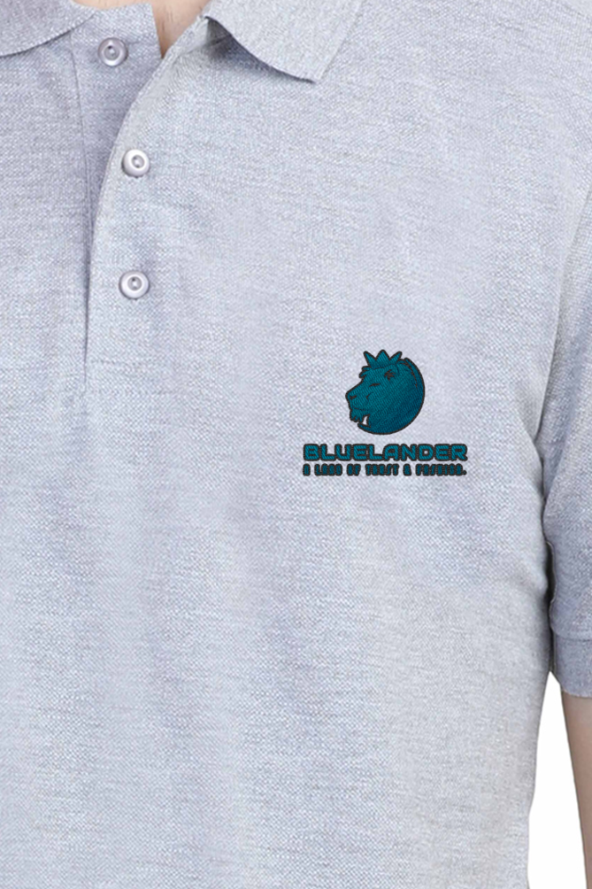 Bluelander's Polo: 220 GSM Premium Cotton - Super Combed, Bio Washed, Unisex Fit. Step into comfort, stride towards your dreams