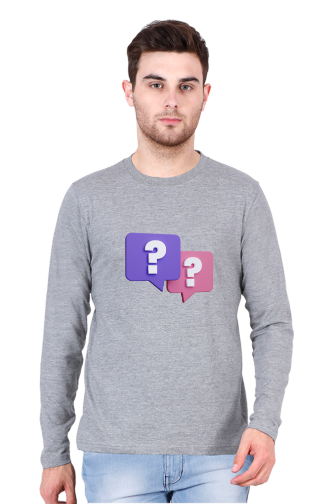 Unleash Your Style: Fun and Playful Vibes with Bluelander's Cotton Full Sleeve Tee!