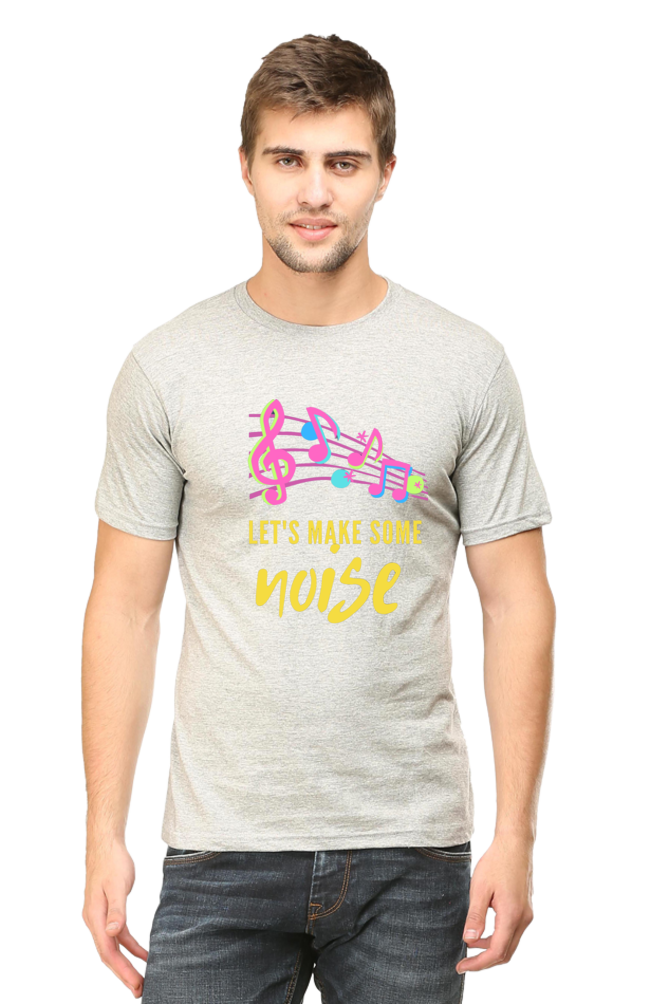 Make Waves in Style: Bluelander Cotton Half Sleeve T-Shirt - Time to Amplify Your Look and Make Some Stylish Noise