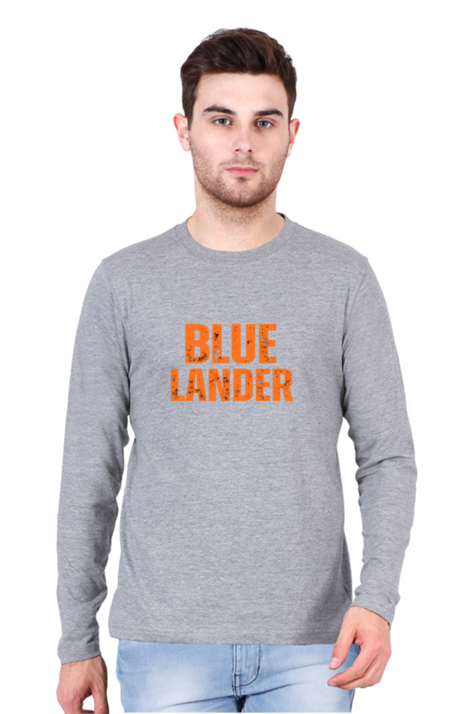 Bluelanders Unisex Soft Cotton bio washed Full-Sleeve T-Shirt.