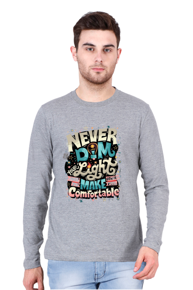 Bluelanders: Comfort Redefined - Unisex Premium Cotton Bio-Washed Full-Sleeve T-Shirt.