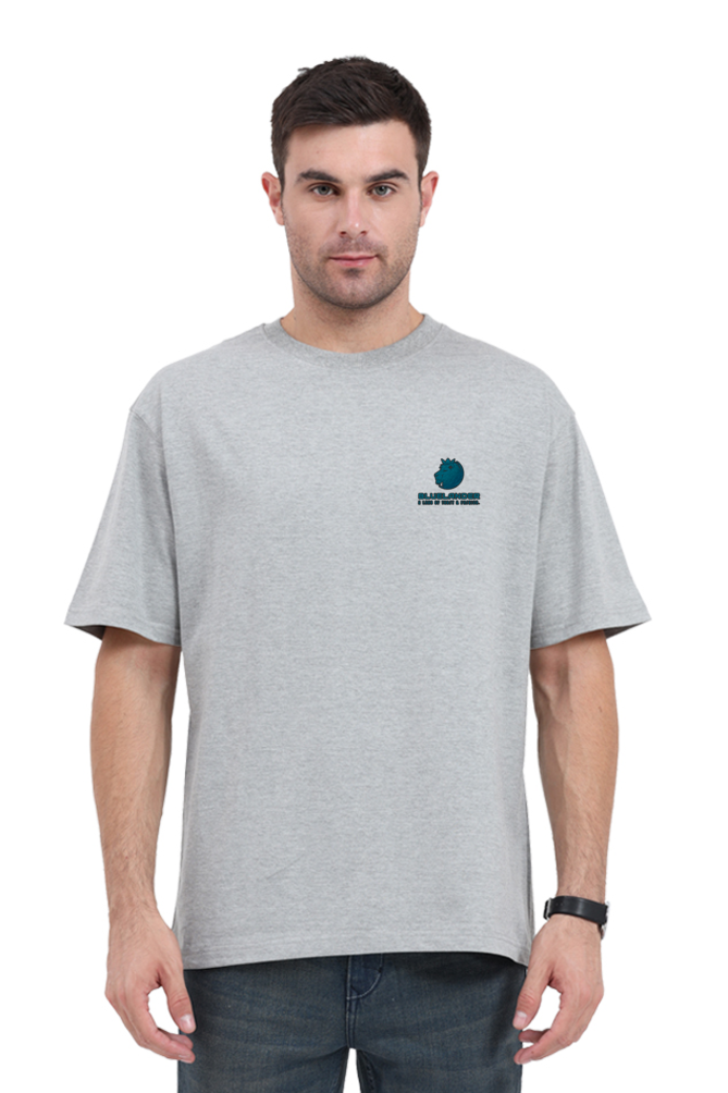 Oversized Comfort, Classic Style: Bluelanders soft cotton bio washed Unisex T-Shirt.