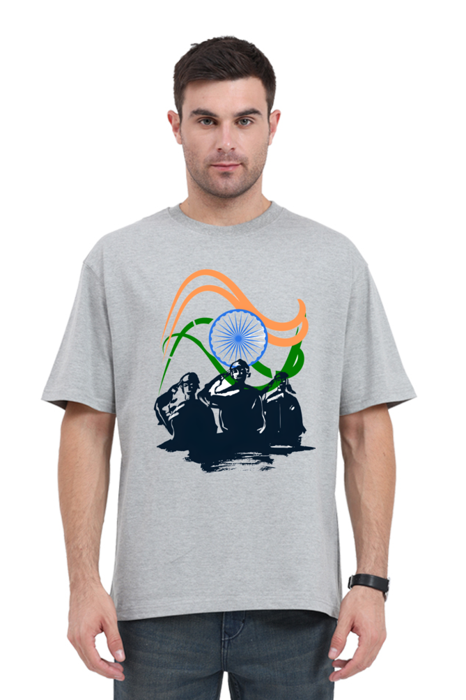 Express Your Pride: Bluelander's Oversize Standard Cotton T-Shirts Bring Comfort and Patriotism Together!
