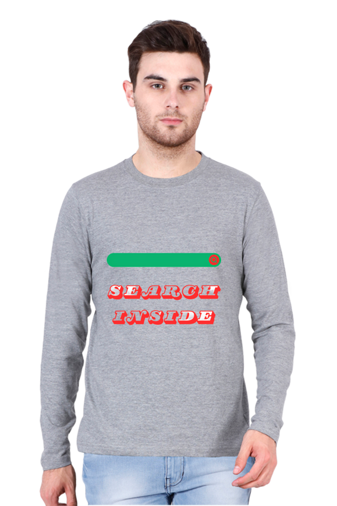 Make a Bold Statement with Bluelander's Cotton Full Sleeve T-Shirts - Elevate Your Style!