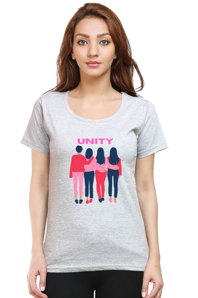 BlueLander's Cotton Half Sleeve T-Shirts: Enhanced Design, Supreme Comfort for Girls and Women – A Sign of Unity in Style and Comfort.