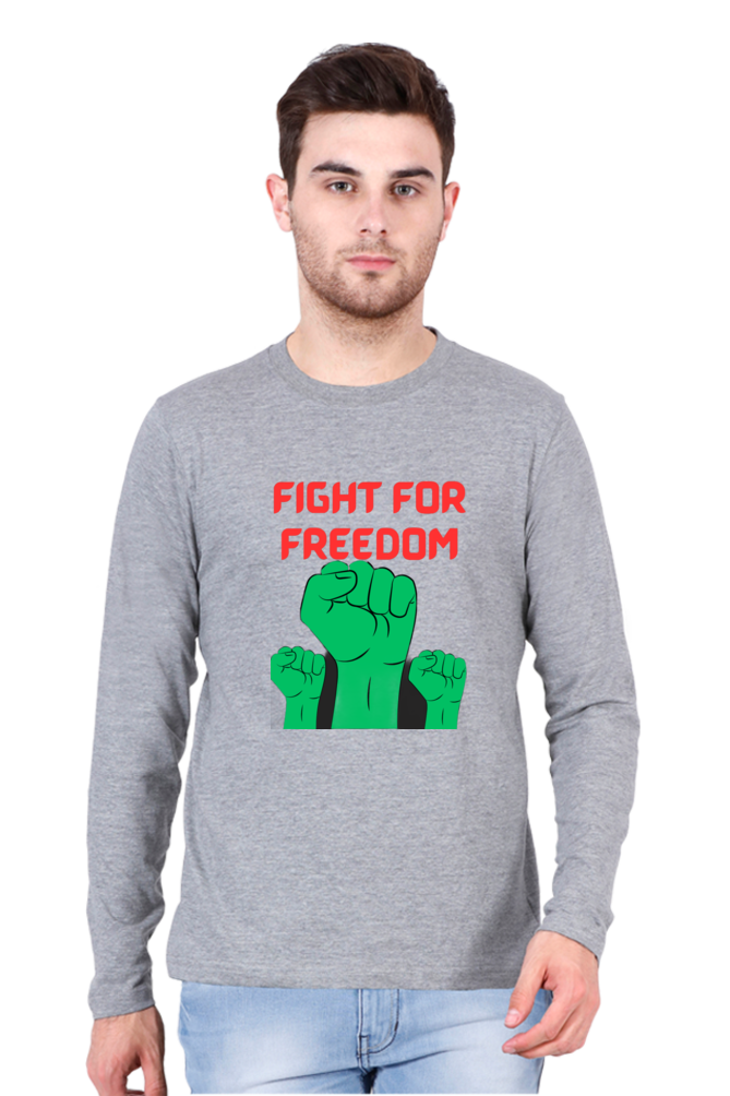 Make a Statement: Bluelander's Cotton Full Sleeve Tee – Unmatched Comfort, Simply Stylish.