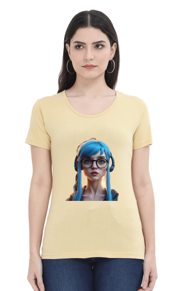 Unveiling Timeless Comfort: Bluelander Cotton Half Sleeve T-Shirts – AI-Enhanced Design, A Fashion Revolution for Our Beautiful Sisters and Moms of India.