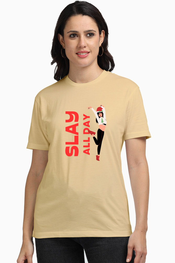 Experience Supreme Comfort with Bluelander Female Supima T-Shirt Unveiling Our Latest Design for the Ultimate Style and Comfort,Slay All Day with Power