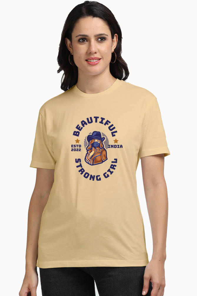 Indulge in Supreme Comfort: Bluelander Girls & Women's Full Sleeve T-Shirt,Exclusive Design, Crafted in India for Our Beautiful, Strong Sisters and Mothers