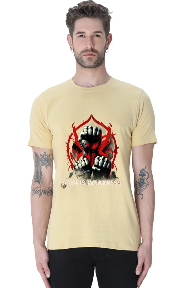 Experience Vibrant Comfort: Bluelander Cotton Half Sleeve T-Shirt | 'The Colors That First Arrived Here' Design | 100% Cotton, Pre-Shrunk, Bio Washed