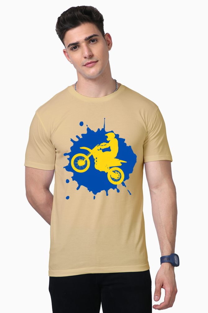 Bluelander's Cotton Full Sleeve T-Shirt: Ride in Style with Safety in the Best Designs!