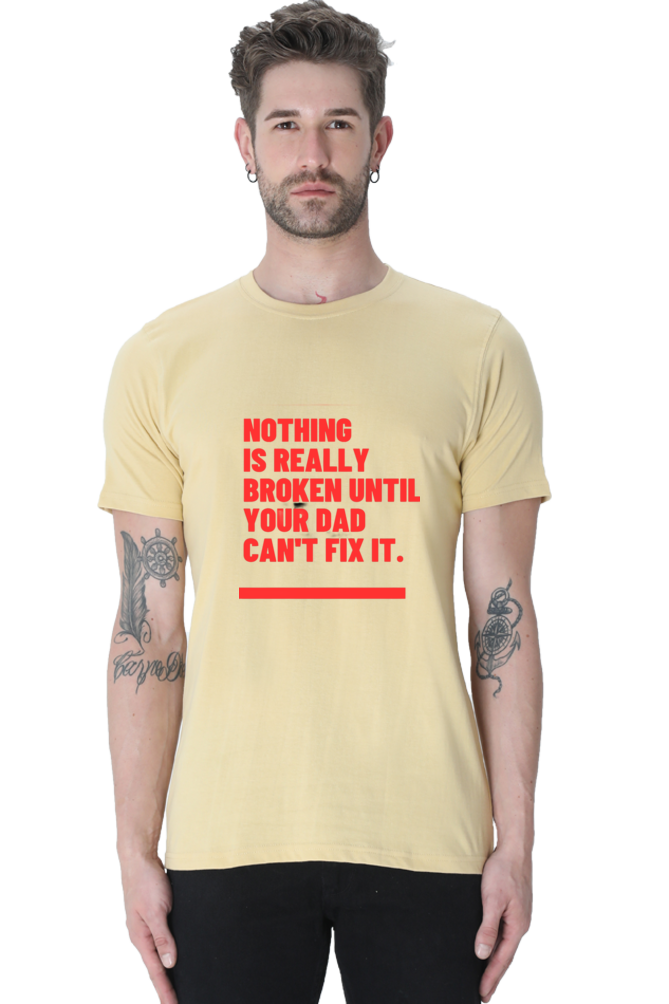Fixing the Unfixable Bluelander Half Sleeve Cotton T-Shirts ,Where Comfort Meets Dad's Expertise