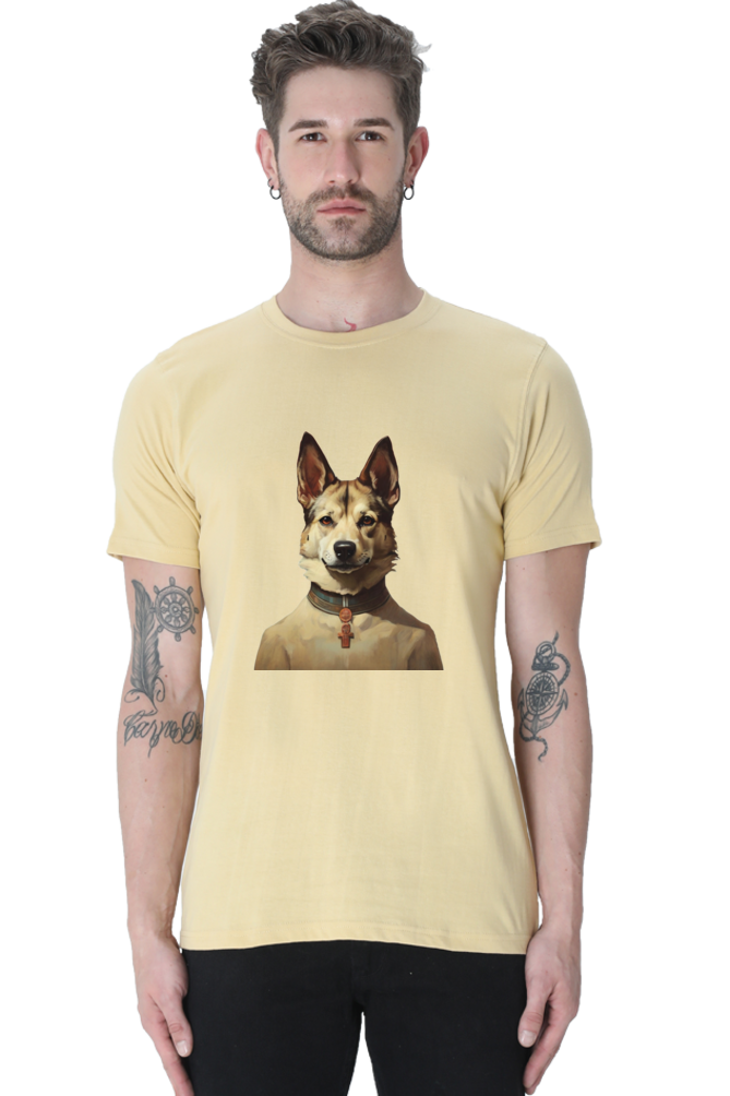 Style for Dog Lovers: Bluelander Cotton Half Sleeve T-Shirts - Comfort and Fashion, Crafted by Human and AI.