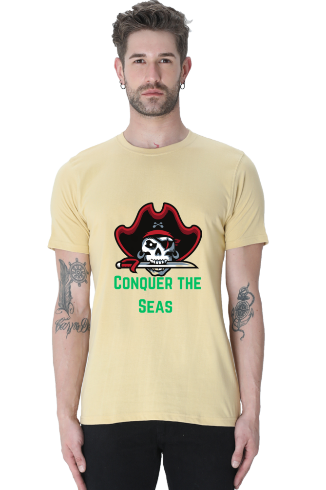 Make a Statement: Bluelander's Enhanced Design Cotton Half Sleeve T-Shirts - Stand Out in Style!