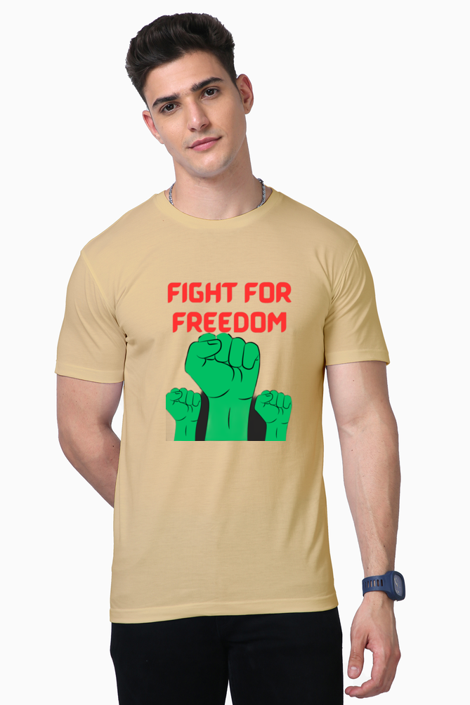 Walk in Freedom, Standout in Supima: Bluelander's Epic Half Sleeve Tees – Supreme Comfort, Unforgettable Design, Your Path to Unrestrained Style.