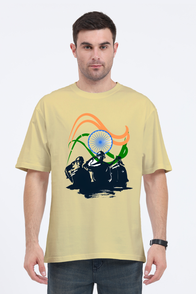 Express Your Pride: Bluelander's Oversize Standard Cotton T-Shirts Bring Comfort and Patriotism Together!