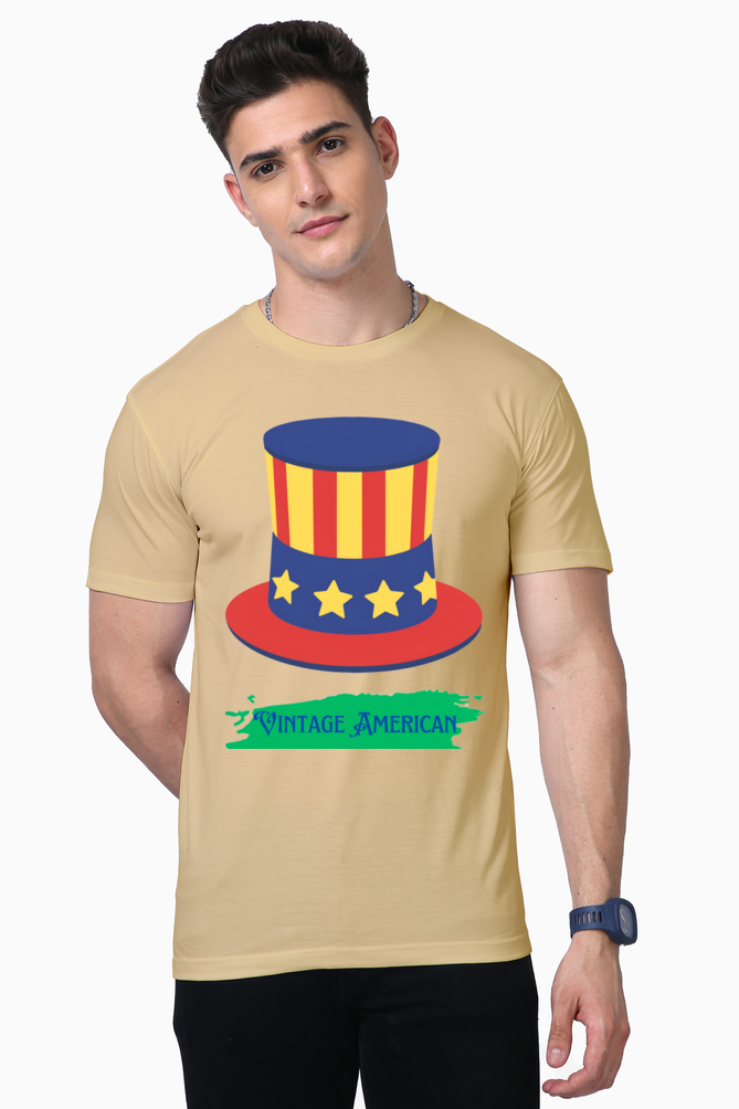Supreme Comfort: Bluelander's Supima Cotton Half Sleeve T-Shirt - Experience Luxury in Every Wear!