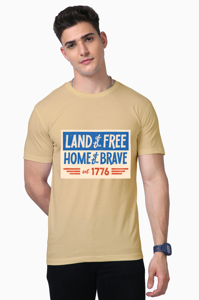 Supreme Comfort: Bluelander's Supima Cotton Half Sleeve T-Shirts, Style Redefined!