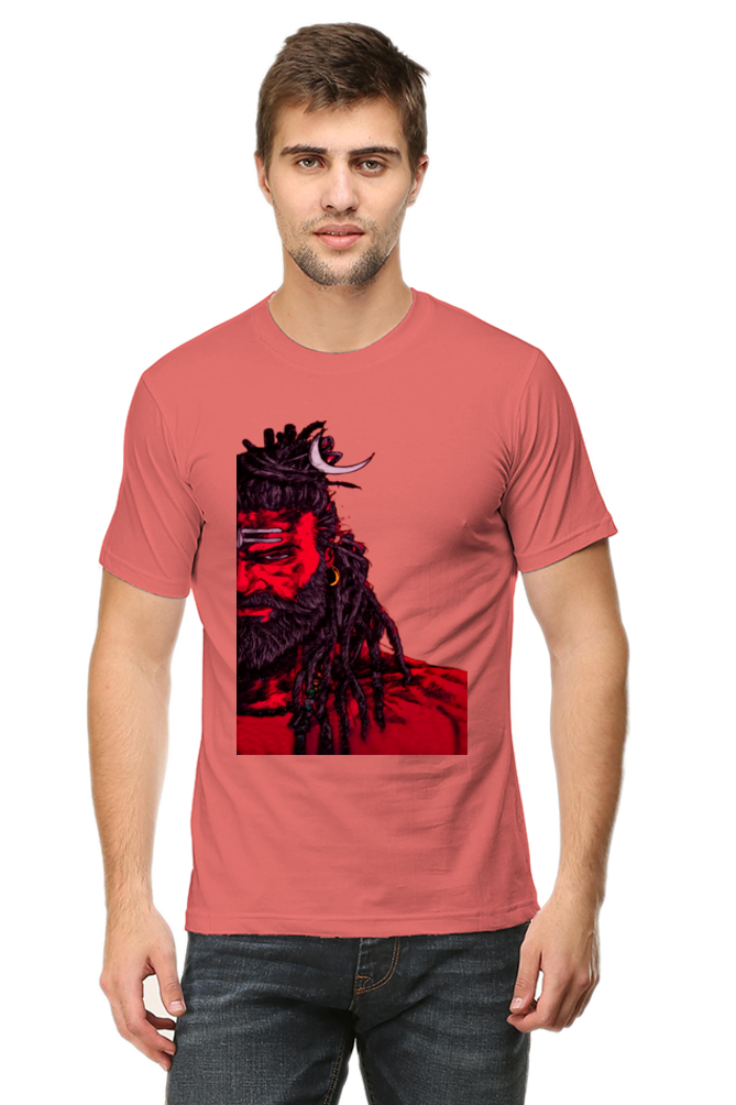 Adorn Yourself with Divine Shiva Vastra - Experience Shiva's Grace with Bluelander's Premium Unisex Cotton T Shirt.