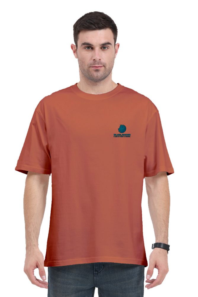 Oversized Comfort, Classic Style: Bluelanders soft cotton bio washed Unisex T-Shirt.