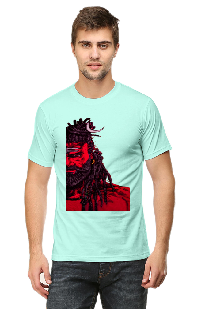 Adorn Yourself with Divine Shiva Vastra - Experience Shiva's Grace with Bluelander's Premium Unisex Cotton T Shirt.