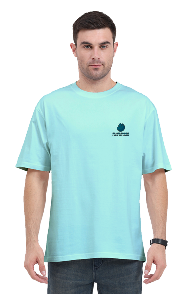 Oversized Comfort, Classic Style: Bluelanders soft cotton bio washed Unisex T-Shirt.