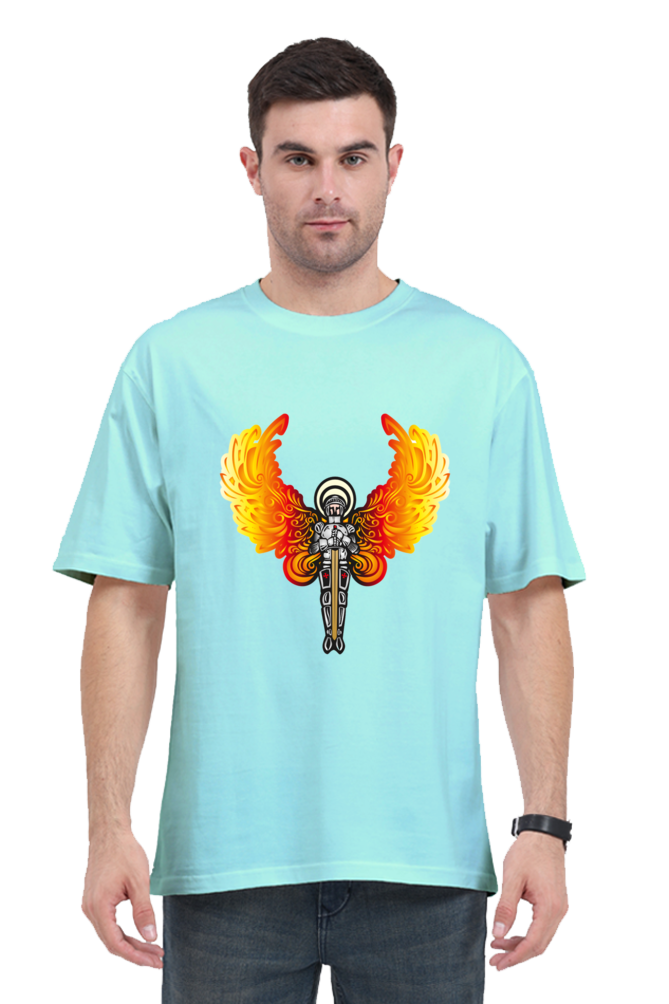 Glow Up Your Nights with Bluelander's Oversize Classic Cotton T Shirts: Futuristic Designs for Stylish Nights!