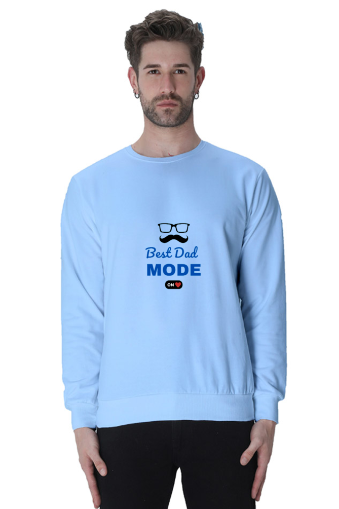 BlueLander Sweatshirts: Activate Best Dad Mode On with Comfort and Style! Perfect for Every Dad's Wardrobe.