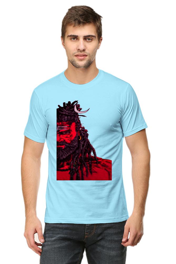 Adorn Yourself with Divine Shiva Vastra - Experience Shiva's Grace with Bluelander's Premium Unisex Cotton T Shirt.