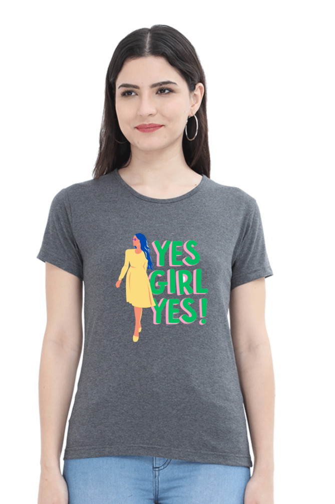 Empowering Every She: BlueLander's Girls and women's Cotton Half Sleeve T-Shirts - Enhanced Design and Supreme Comfort, Tailored for Our Sisters and Moms in India.
