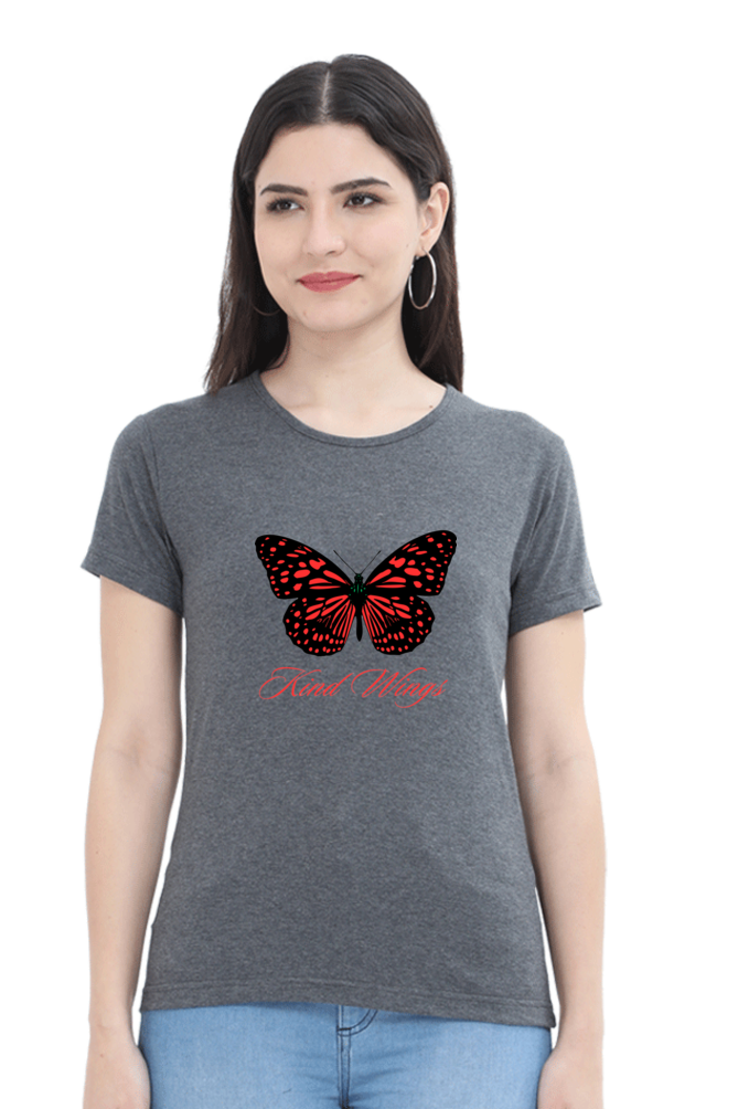 Bluelander Girls and Women's Half Sleeve T-Shirt Dress – 'You Got the King Wings' for Ultimate Style Domination.Rule the Fashion Realm.