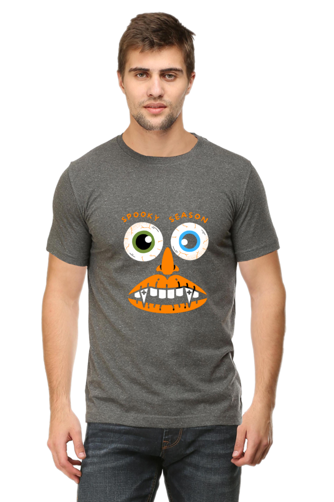 Elevate Your Spooky Style: Bluelander Cotton Half Sleeve T-Shirts – Supreme Comfort, Enhanced Design for a Hauntingly Stylish Spooky Season.